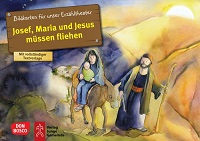 Josef, Maria und Jesus müssen fliehen.