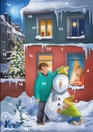Fensterbildkalender Oskar im Advent
